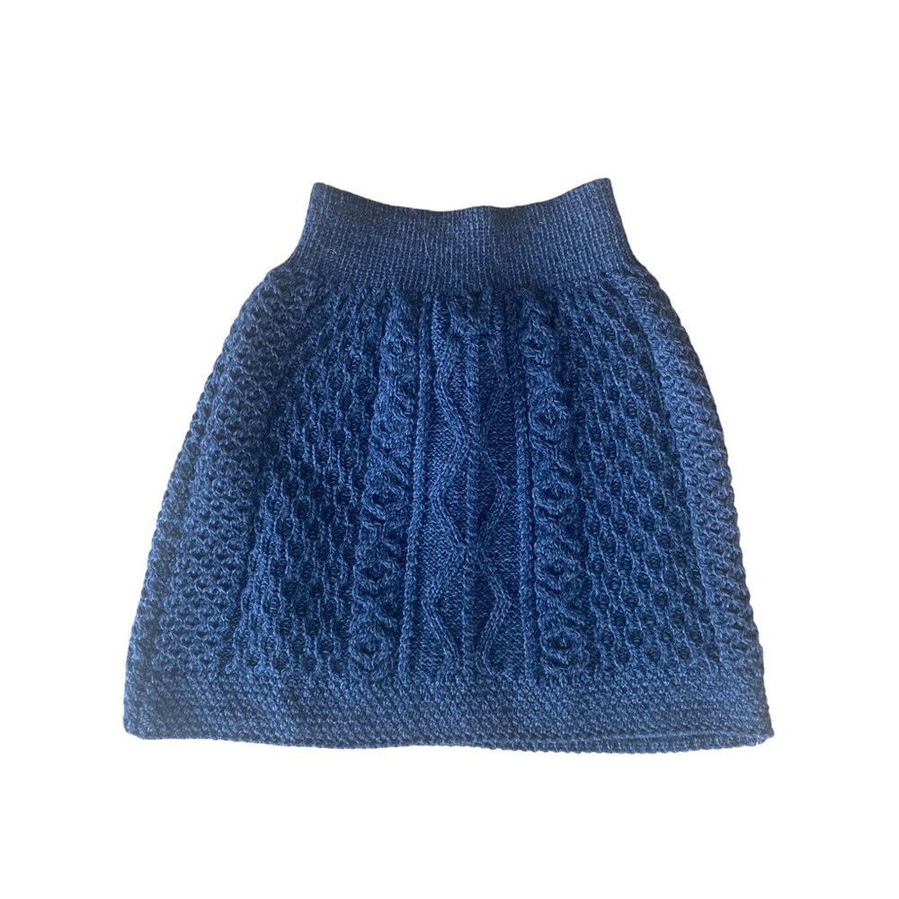 NWT Aran Merino Mini Skirt Charcoal Gray Women's Large MSRP$89 - Picture 3 of 14